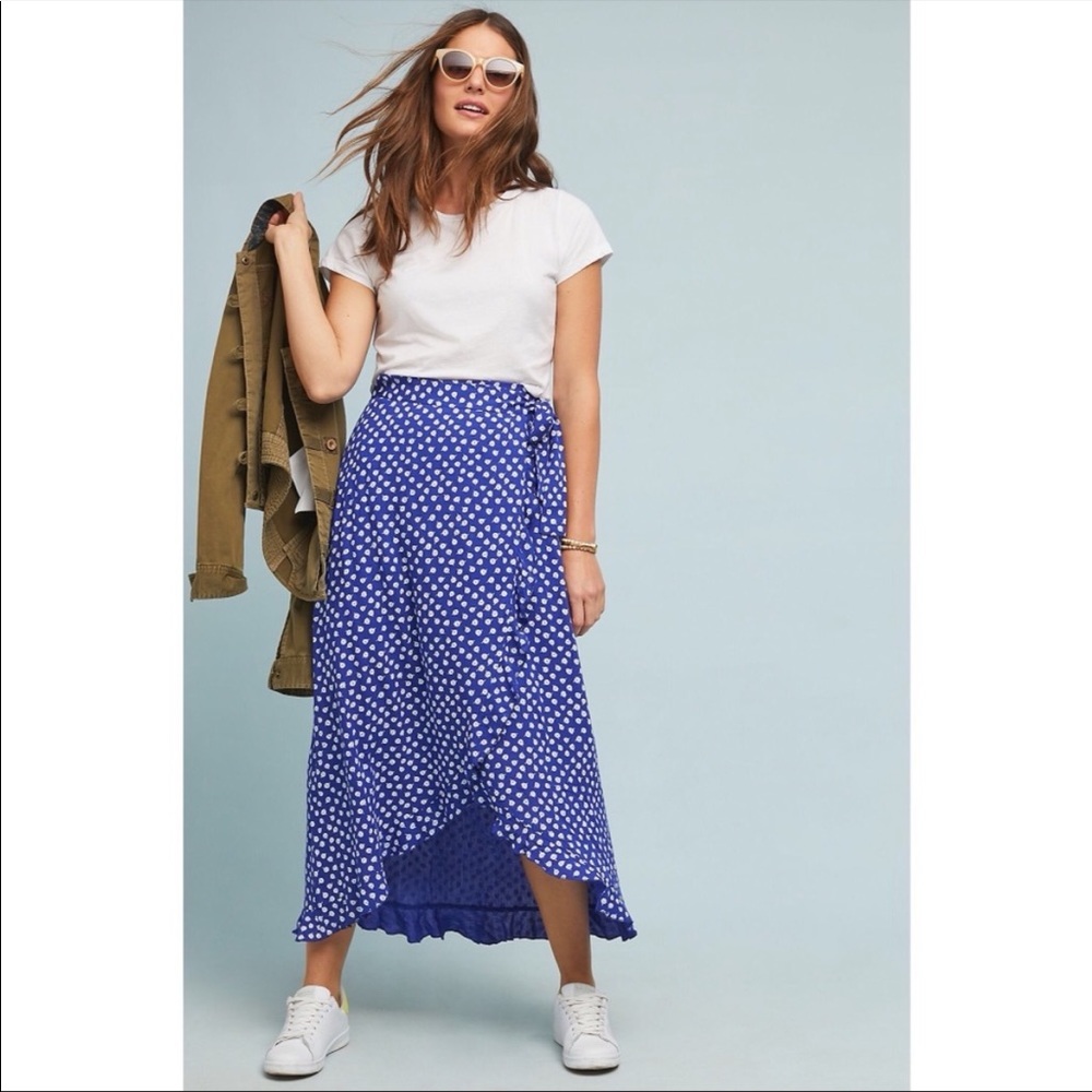 Maeve by Anthropologie Wrap Skirt